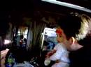 Ava And Daddy Eating Crackers