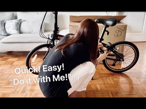 Dahon Hit Folding Bike Unboxing Quick Easy Assemble