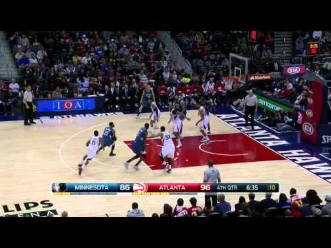 Minnesota Timberwolves 100 - Atlanta Hawks 112 - 25 Enero 2015 - Temporada NBA 2014/15