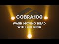 Video: beamZ Cobra Wash100 Cabeza Móvil Led 100W Blanco Frío/Blanco Cálido