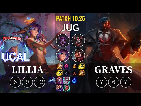 KT Ucal Lillia vs Graves Jungle - KR Patch 10.25