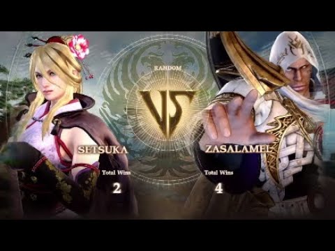 Soul Caliber VI  Zasalamel vs Setsuka