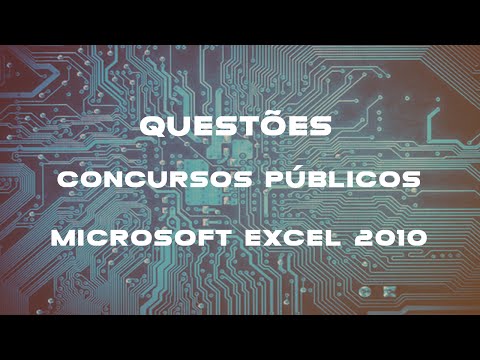 Continuação Questões (FCC/2012 Microsoft Exel 2010) - Aula 95
