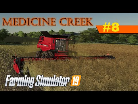 Grass To Silage, Harvesting Alfalfa & Canola | Medicine Creek | Farming Simulator 19 Timelapse