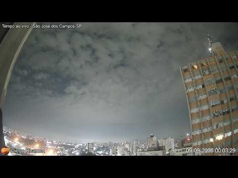 Ao vivo - Céu de São José dos Campos-SP + escuta do aeroporto (SBSJ) - 09/09/2026