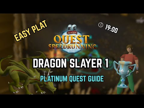 Dragon Slayer 1 Platinum Speedrunning Guide | Step by Step |  [Speedrunning Quest Guide OSRS]