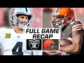 Raiders vs Browns: Derek Carr leads game-wining drive to down Browns | CBS Sports HQ