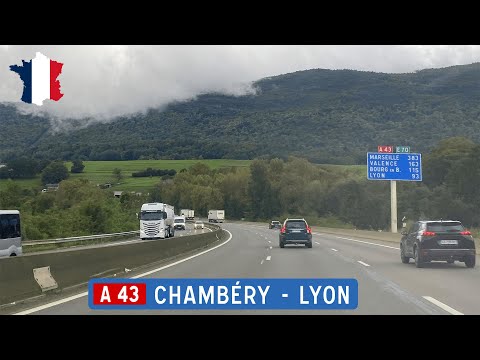 France (F): A43 Chambéry - Lyon