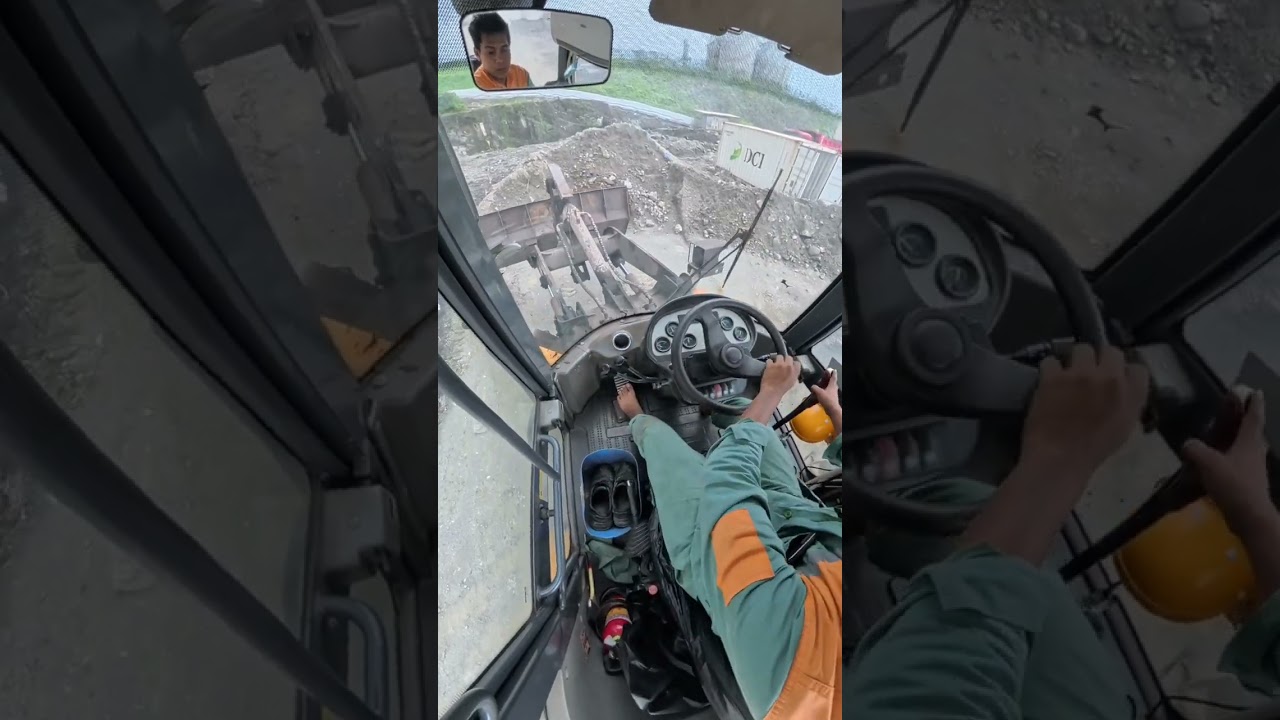 Tutorial Pengoperasian Wheel Loader XCMG LW180K – Cara Ambil Tanah & Loading untuk Pemula