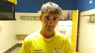 VIDEO. BAISO JUNIORES: IL COMMENTO A FINE GARA DEL DIFENSORE RICCARDO ABBATI