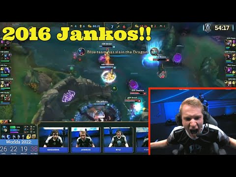Jankos' ICONIC Celebration The Moment He Lead H2K To Victory Against EDG!!