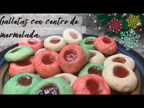 COMO HACER GALLETAS CON CENTRO DE MERMELADA-Thumbprint cookies GALLETAS FACILES