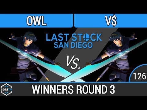 LSSD 126 - HFFC | Owl (Marth) vs. TMG | V$ (Marth) - SSBM WR3 - Smash Melee