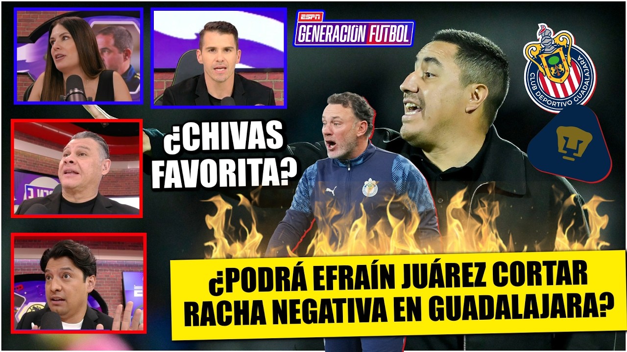 ¡CHOQUE DE PRONÓSTICOS! PUMAS NO VA A PERDER ante unas CHIVAS que se ve favorita | Generación F