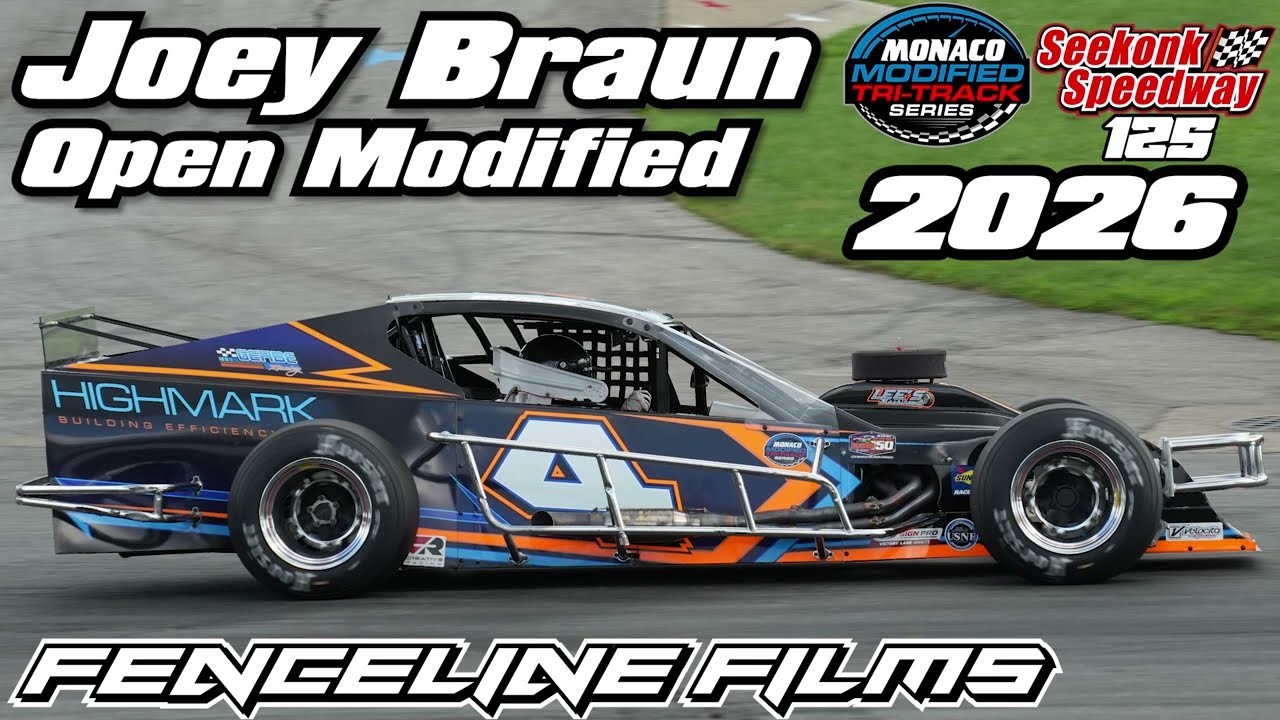 Joey Braun Monaco Tri Track Modified at Seekonk Speedway 125