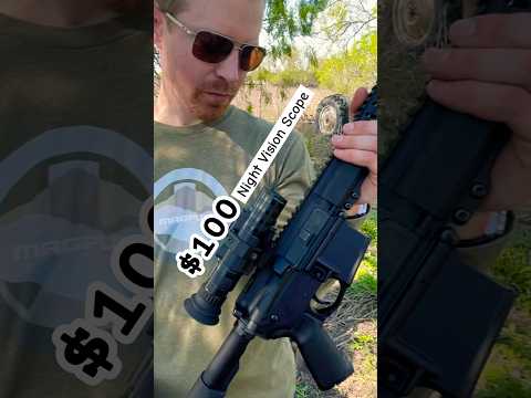 $100 Night Vision Scope that actually works…👀 #night #hunting
