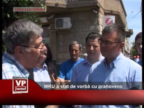 MRU a stat de vorbă cu prahovenii