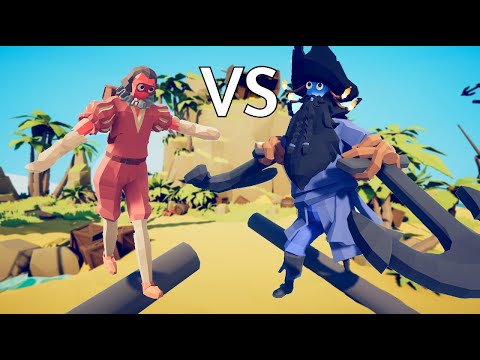 Blackbeard vs Ballooner - TABS Secret Unit