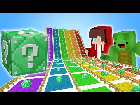 Unbelievable! Maizen's Insane Emerald Lucky Block Race!