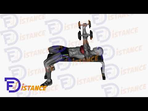 Écartés couchés avec haltères - Exercice Écartés couchés avec haltères en vidéo