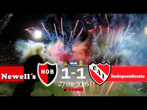 4K🚩⭐Newell´s 1🔴⚫ Independiente 1🟥⚽27/1/26 🇦🇷 ♦️‼️