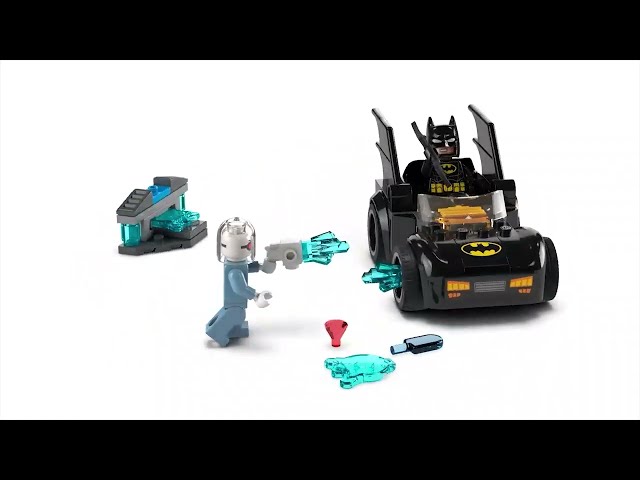 Vídeo relacionado con LEGO DC Batman: Batman y Batmóvil vs. Mr. Freeze Coche de Juguete y 2 Minifiguras Inc. Batman, Figuras de Superhéroes y Vehículo, Regalo para Niños y Niñas de 4 Años o Más 76301