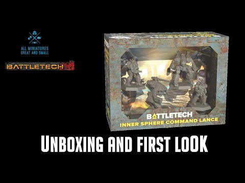 BattleTech Command Lance - Unbox and first look