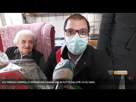 ZIA TERESA CHEMELLO SPEGNE 100 CANDELINE IN TUTTA SALUTE | 11/12/2021