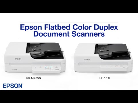 DS-1760WN & DS-1730 | Flatbed Color Duplex Document Scanners - 120 Sec