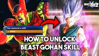 Dragon Ball Xenoverse 2: How To Unlock Beast Gohan Transformation Skill For All CAC