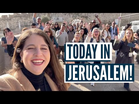 What It's Really Like Walking Through Jerusalem! Exploring Israel with Aline