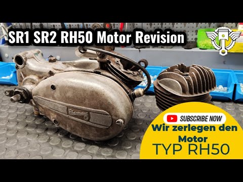 Simson Rheinmetall RH 50 engine rebuild - SR1, SR2, SR4-1, KR50 tutorial - what to consider!!!