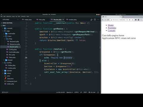 Corso MVC in PHP in fase avanzata