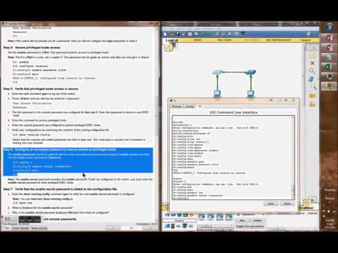 2.2.3.3 Packet Tracer   Configuring Initial Switch Settings