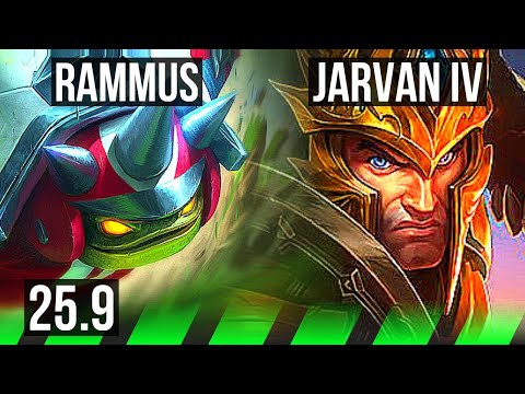 RAMMUS vs JARVAN IV (JGL) | KR Diamond | 25.9