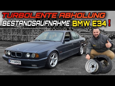 Abenteuerliche ABHOLUNG! - BMW E34 520i Bestandsaufnahme | WT-GARAGE