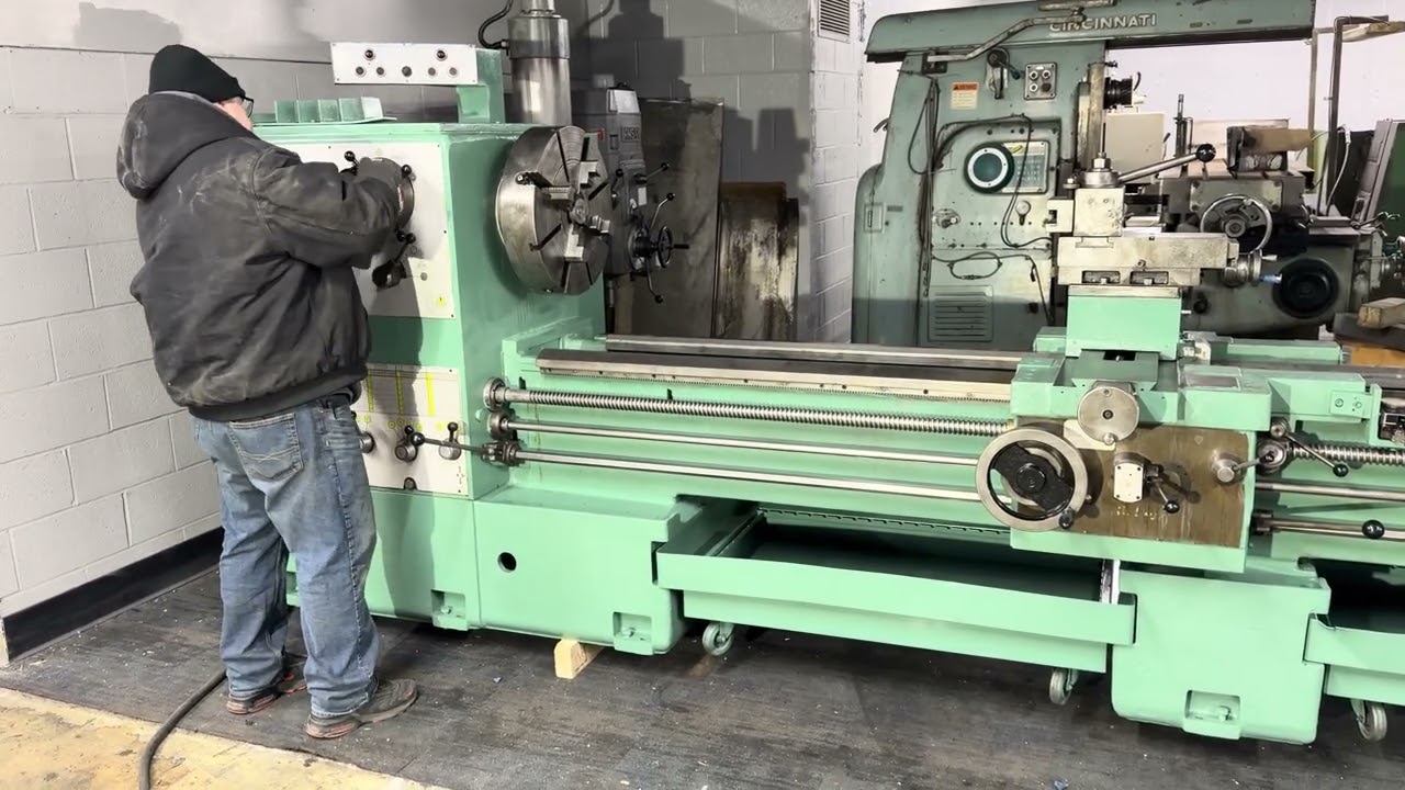 Summit 34”/42”x120” Gap Bed Engine Lathe