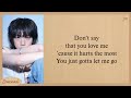 Jin Don’t Say You Love Me Lyrics
