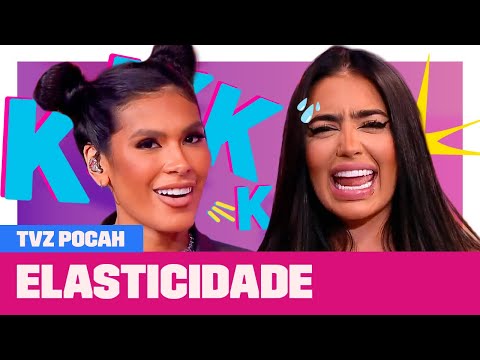 MOMENTO ZEN! Pocah e Mc Mirella tentam praticar YOGA e se enrolam! 😂 ✨ | TVZ Pocah