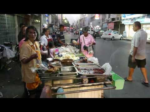 Bangkok - Lop Buri, Tailândia Comida de rua