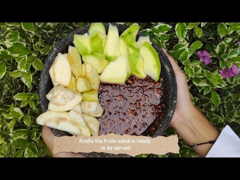 Recipe English assignment "Recipe fruits salad"