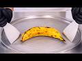 Plantain Ice Cream Rolls ASMR