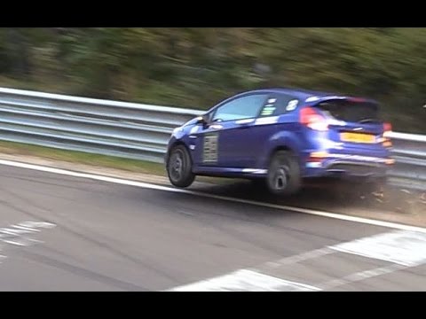 Hard Ford Fiesta ST Crash Nordschleife Nürburgring Touristenfahrten 09.10.2016