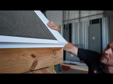 How to install drip edge along the rake of the roof (2/3)