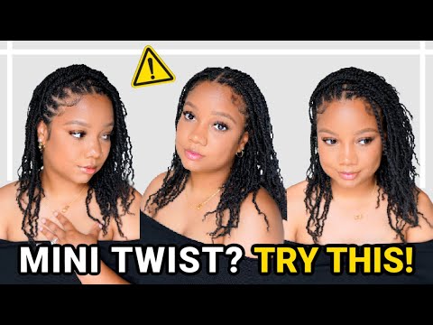 BEST METHOD for MINI TWIST ON FINE NATURAL HAIR + Amazon Hair Must Have!