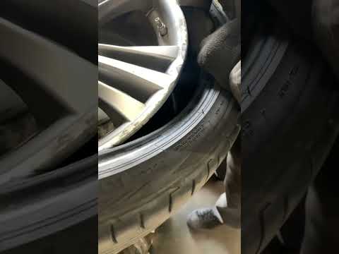 Bmw F30 отлетел датчик давления в колесе #bmw