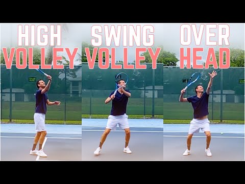 When to Hit High Volley vs Swing Volley vs Overhead | Shot Selection at The Net