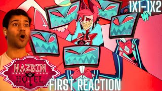 Watching Hazbin Hotel Episode 1 & 2 FOR THE FIRST TIME!! || Show Reaction!!