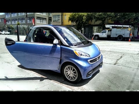 Smart ForTwo Electric Car Test Drive