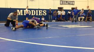 preview picture of video 'Jeremy Ortiz (MW) pins Jacob Moody (Midd)'